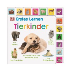 Dorling Kindersley Verlag Erstes Lernen. Tierkinder первое обучение. дети животных