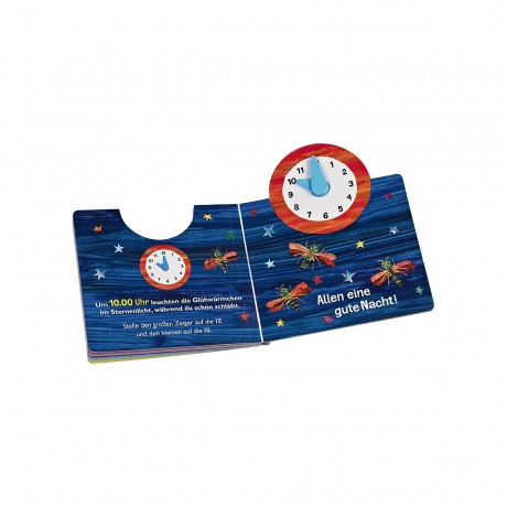 Gerstenberg Verlag Die kleine Raupe Nimmersatt: Mein Uhrenbuch Очень голодная гусеница: Моя книга наблюдений