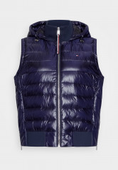 Tommy Hilfiger SPORTY SORONA SIDE ZIP VEST Waistcoat desert sky ЖИЛЕТ SPORTY SORONA SIDE ZIP VEST Жилет небо пустыни
