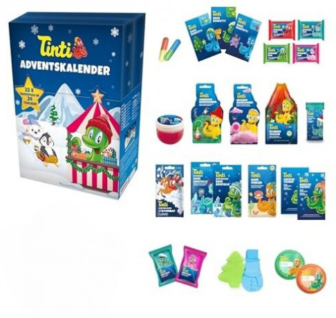 Tinti Адвент календарь для детей 2025, 24 сюрприза для ванны