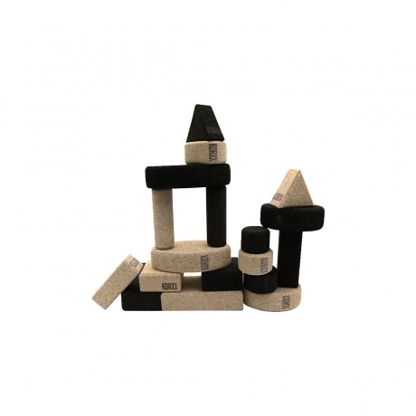 KORXX Korkbausteine Black  White Mix Пробковые строительные блоки Black White Mix