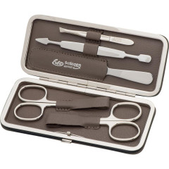 ERBE Bugel-Etui, 5-teilig, Taupe  Футляр для стекляруса, 5 предметов, серо-коричневый