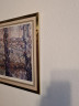 Картина винтажная "Вид на Арль" Винсент Ван Гог, золотистая рама, 43 x 35 см, Германия, 1960-70гг.