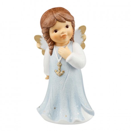 Goebel Goebel Nina & Marco - Schutzengel 2020 Mit Hoffnung wird alles gut - Limited Edition 999 Stuck mit Zertifikat und Swarovski Kristall h: 23,5 cm Goebel Nina &amp; Marco - Ангел-хранитель 2020 С надеждой, что все будет хорошо - Ограниченная серия 999
