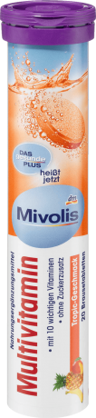 Mivolis Brausetabletten Multi-Mineral+Multivitamin+Vitamin C SET, Миволис НАБОР Шипучие таблетки Мультиминералы+Мультивитамины+Витамин C, 3х20 шт