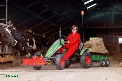 BERG Elektrisch Go-Kart mit XXL-Rahmen Fendt Grun ab 6 Jahren Электрический картинг с рамой XXL Fendt Green от 6 лет