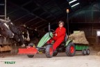 BERG Elektrisch Go-Kart mit XXL-Rahmen Fendt Grun ab 6 Jahren Электрический картинг с рамой XXL Fendt Green от 6 лет