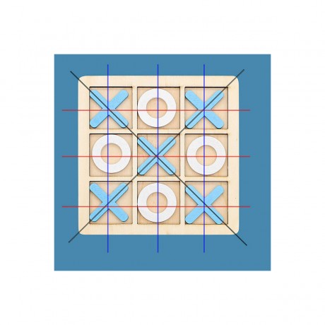 Hocan Tic-Tac-Toe Brettspiel-Bausteinspielzeug fur die fruhe Bildung von Kindern Настольная игра крестики-нолики