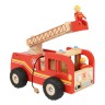 Legler Feuerwehrauto Drehleiter mit Name personalisiert Лестница с поворотным столом пожарной машины