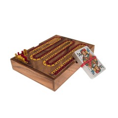 ROMBOL Cribbage inkl. Kartenspiel Криббедж