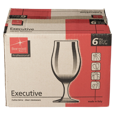 Bormioli Rocco Executive Biertulpen 6 St, Бормиоли Рокко Набор бокалов для пива 375 мл, 6 шт