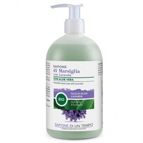 SAPONE DI UN TEMPO Marseiller Seife und Lavendelflussigkeit  Марсельское мыло и жидкость лаванды