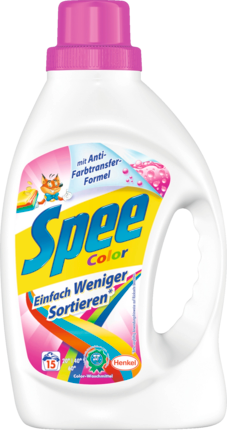 Spee Жидкое моющее средство Гель для стирки цветного белья Einfach Weniger Sortieren, 15 загрузок