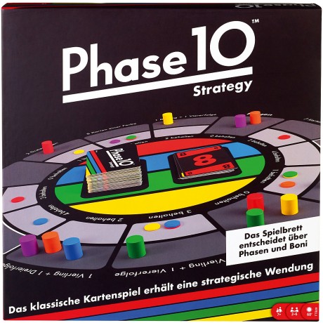 Mattel Mattel Games Phase 10 Strategy Brettspiel Mattel Games Phase 10 Стратегическая настольная игра
