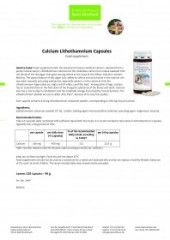 Krauterhaus Sanct Bernhardt Calcium Lithothamnium Capsules, 120 капсул