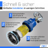 ZMC ZMC Gaskocher ZMC Campingkocher Gaskocher Kartuschenkocher fur Camping, Festivals, (Kartuschenkocher Geeignet fur Camping, Indoor, Indoor/Outdoor, Outdoor, Wandern), 1,1KW Leistung: 1100W Stechkartusche Kohleanzunder Herd Kochfeld  Газовая плита ZMC К