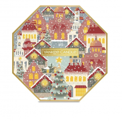 Yankee Candle Адвент-календарь 24 свечи и подсвечник, Passport To The Holidays 2024