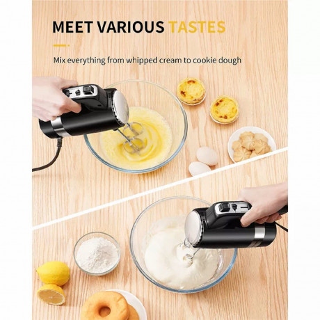 MooSoo MooSoo Handmixer HM226 in Schwarz, 300 W  Ручной миксер MooSoo HM226 черного цвета, 300 Вт