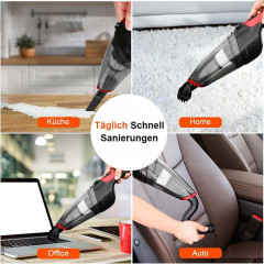 MOUTEN MOUTEN Akku-Handstaubsauger Handstaubsauger, kabellos, wiederaufladbar, leistungsstarker Saugnapf, Geeignet fur Autos, Wohnungen und Buros  Беспроводной ручной пылесос MOUTEN Беспроводная перезаряжаемая мощная присоска подходит для автомобилей, дом