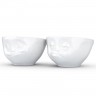 Fiftyeight Products TV Tassen Schalchen Set 2-tlg. - lecker & verpennt 0,20 L Набор подставок для телевизора 2 шт. - вкусный и проспал 0,20 л