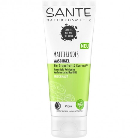 Sante S WASCHGEL BIO-GRAPEFRUIT & EVERMATTM  S ГЕЛЬ ДЛЯ СТИРКИ ОРГАНИЧЕСКИЙ ГРЕЙПФРУТ И EVERMATTM