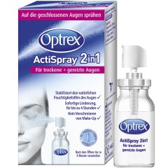 Optrex ActiSpray 2in1 f.trockene+gereizte Augen  ActiSpray 2in1 для сухих + раздраженных глаз
