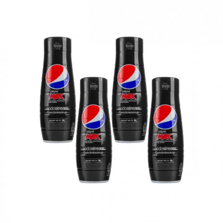 Набор сиропов для напитков SodaStream Pepsi Max без сахара, 4 х 440 мл