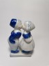 Delft Делфтский фарфор Коллекционная статуэтка "Целующиеся мальчик и девочка", 13см х 7см х 4см