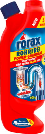 rorax  Rorax Rohrfrei Powergel Abflussreiniger 1L Средство для удаления засоров в сантехнике , 1000 мл