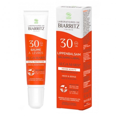 Laboratoires de Biaritz Lippenbalsam LSF 30 15ml  Бальзам для губ SPF 30 15мл