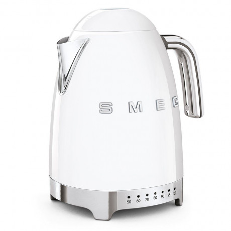 SMEG SMEG Wasserkocher SMEG Wasserkocher mit Temperatureinstellung 50-100°C Edelstahl Kocher, 2400,00 W, 360°Basis elektrischer Wasser Kocher mit Temperatureinstellung Metall  Чайник SMEG Чайник SMEG с регулировкой температуры 50-100°C Плита из нержавеюще