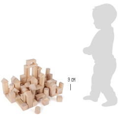 Small Foot Holzbausteine im Beutel Деревянные строительные блоки в мешке