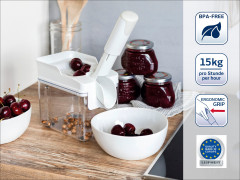Leifheit Leifheit Entkerner Cherrymat 3.0, Kunststoff, (1-tlg), spulmaschinenfest  Коронка Leifheit Cherrymat 3.0, пластик, (1 шт.), можно мыть в посудомоечной машине
