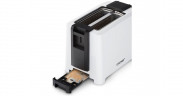 Cloer Cloer Full Size Toaster 3531  weiss/schwarz, 900 Watt, fur 2 XXL-Toastscheiben  weiss/schwarz Тостер Cloer Full Size 3531 белый/черный, 900 Вт, на 2 тоста размера XXL