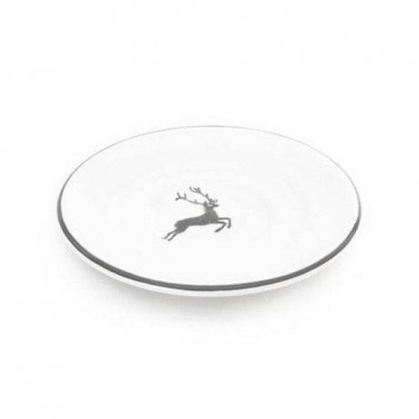 Gmundner Keramik Gmundner Keramik Grauer Hirsch Mokka-/Espresso-Untertasse Gourmet d: 11 cm Блюдце Gmundner Ceramics Grey Deer Mocha/Espresso Gourmet d: 11 см