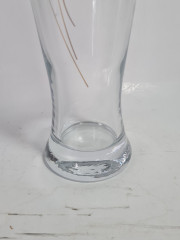 Бокал пивной винтажный Karlsberg Weizen, стекло, 0.5 л, 24 см, Германия, 1970-80гг.