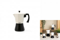 Quid Quid Kaffeevollautomat Italienische Kaffeemaschine Quid Cocco Aluminium 9 Tassen  Полностью автоматическая кофемашина Quid Итальянская кофемашина Quid Cocco алюминий 9 чашек
