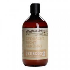 benecos Olive Duschgel 2in1 Haut+Haar  Olive гель для душа 2в1 кожа+волосы