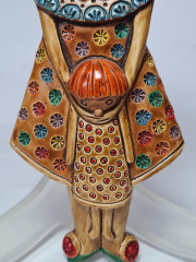 Ceramica Conmento Керамическая статуэтка &quot;Девочка в шляпе&quot;, 18 x 8 см, Италия, 1960-70гг.