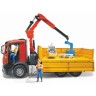 Bruder Bruder 3651 Profi-Serie MB Arocs Baustellen-LKW mit Kran Строительный грузовик Brother 3651 профессиональной серии MB Arocs с краном