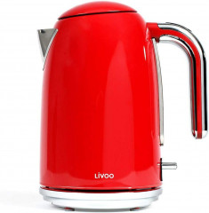 LIVOO LIVOO Wasserkocher DOD180R rot, 2200 W  Чайник LIVOO DOD180R красный, 2200 Вт