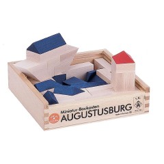 SINASPIELZEUG Holzspielzeug Holzbaukasten ?Augustusburg? 45 Steine Деревянная игрушка Деревянный конструктор ?Августусбург? 45 камней