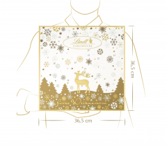 Lindt Goldstucke Adventskalender 2024 Адвент-календарь, 24 сладких сюрприза, 156 г