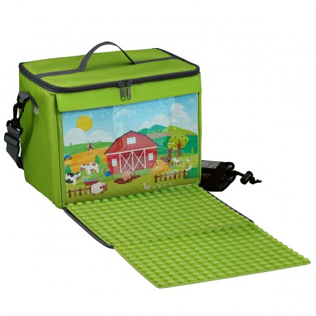 Fantifant Baustein-Tasche fur grosse Klemmbausteine in 2 Grossen (Grosse XL) Сумка для строительных блоков для больших зажимных блоков 2-х размеров (большой XL)