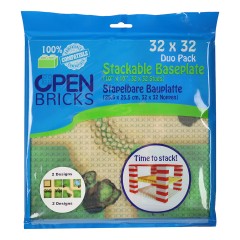 Open Bricks OPEN BRICKS Bauplatten Duo Pack Farm Gerade Строительные панели OPEN BRICKS Duo Pack Farm Straight
