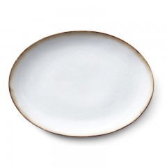 Bitz Bitz Gastro grey / cream Platte oval 45x34 cm Bitz Gastro серый/кремовый Блюдо овальное 45x34 см