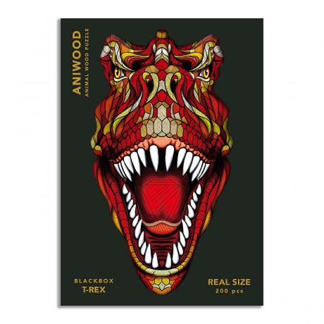 ANIWOOD Holz-Puzzle T-Rex L (200 Teile) Пазл деревянный T-Rex L (200 деталей)