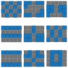 LittleTom Puzzlematte Uni Grau Dunkelblau 20 Teile Коврик-пазл Uni Grey Dark Blue 20 деталей