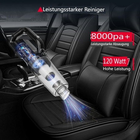 Andeman Andeman Akku-Handstaubsauger, 120W Wirless Handsauger 8000Pa Fur Auto Hause  Беспроводной ручной пылесос Andeman, беспроводной ручной пылесос мощностью 120 Вт, 8000 Па, для дома в машине