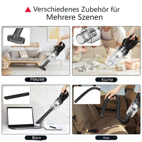 Andeman Andeman Akku-Handstaubsauger, 120W Wirless Handsauger 8000Pa Fur Auto Hause  Беспроводной ручной пылесос Andeman, беспроводной ручной пылесос мощностью 120 Вт, 8000 Па, для дома в машине